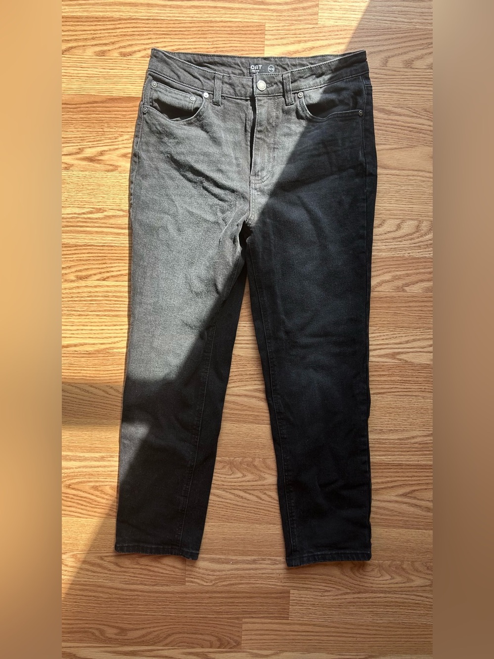 OAT New York Women’s Straight Leg Jeans Black Size 10/30